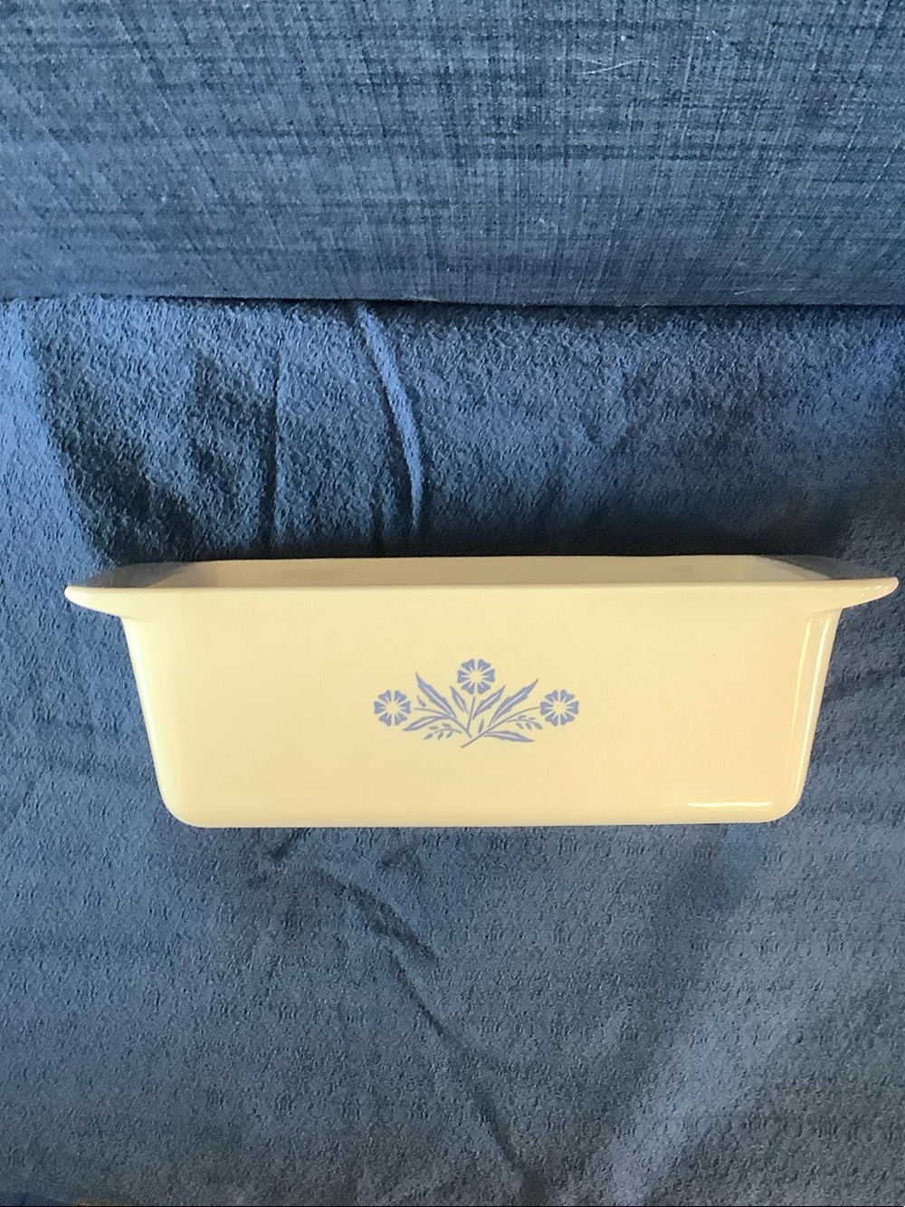 Corningware White Blue P-315-B 9x5x3 2 QT Loaf Pan